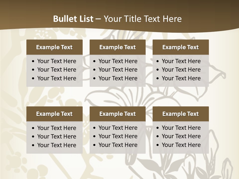 Floral Design Elegance PowerPoint Template