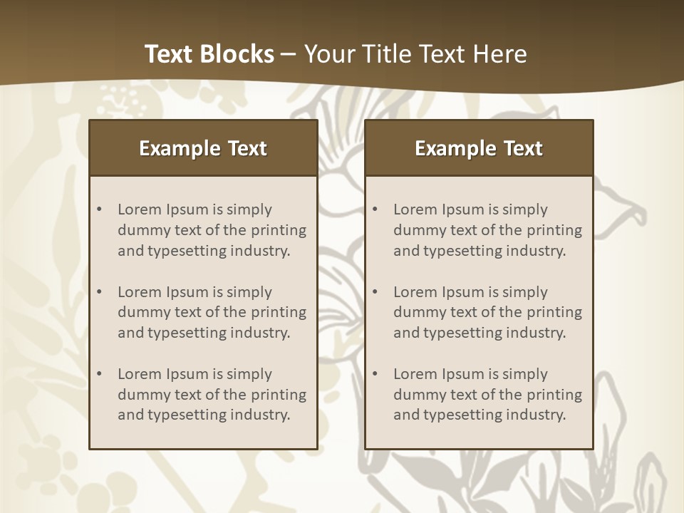 Floral Design Elegance PowerPoint Template
