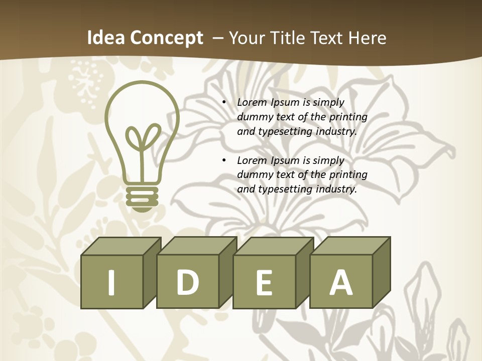 Floral Design Elegance PowerPoint Template