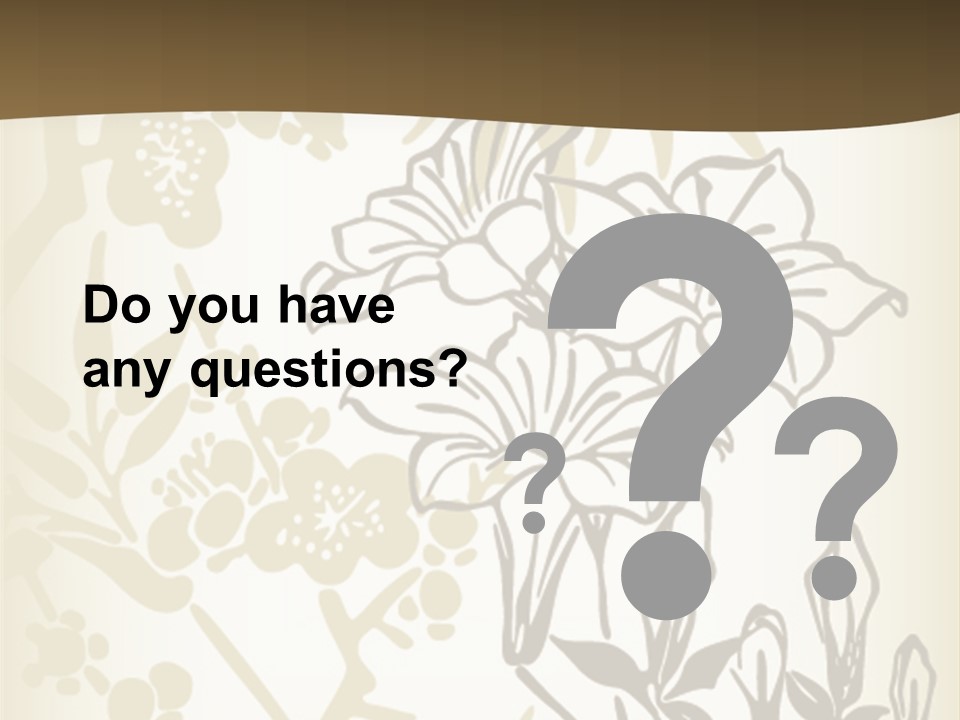 Floral Design Elegance PowerPoint Template