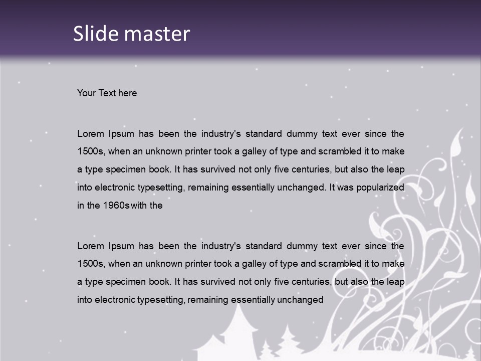 Night Event Xmas PowerPoint Template