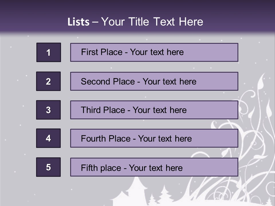 Night Event Xmas PowerPoint Template