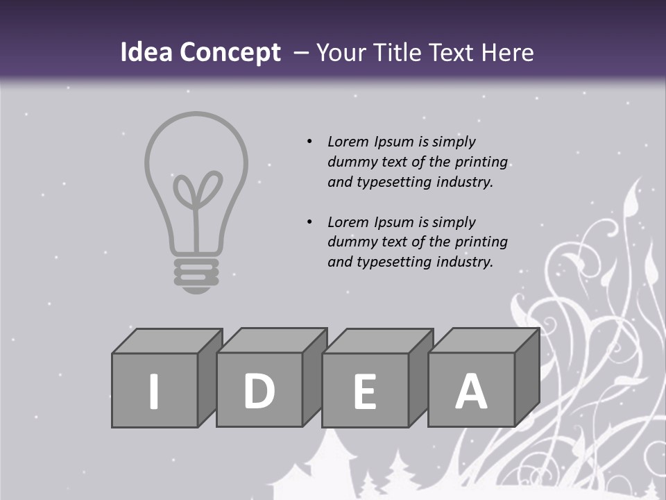 Night Event Xmas PowerPoint Template