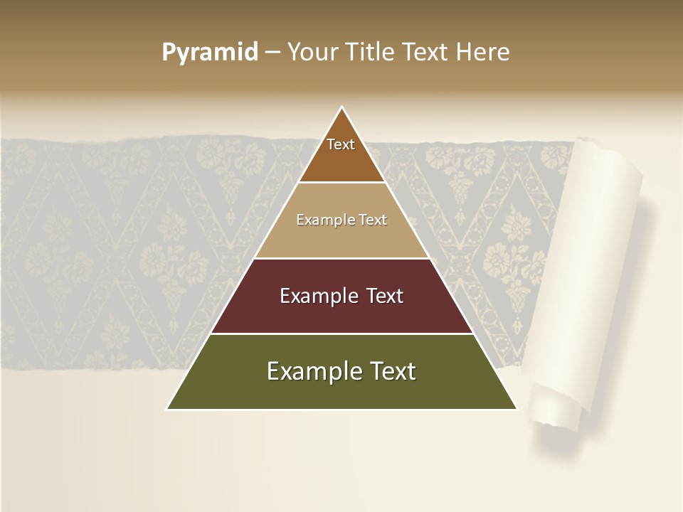 Baroque Illustration Brown PowerPoint Template