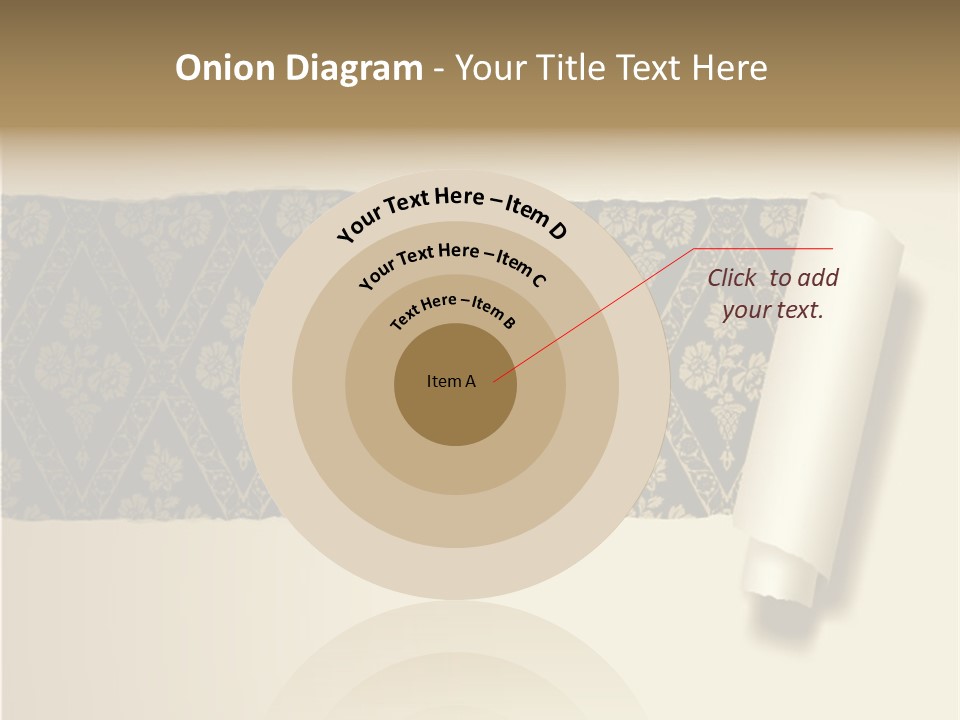 Baroque Illustration Brown PowerPoint Template