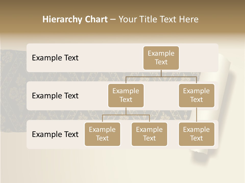 Baroque Illustration Brown PowerPoint Template