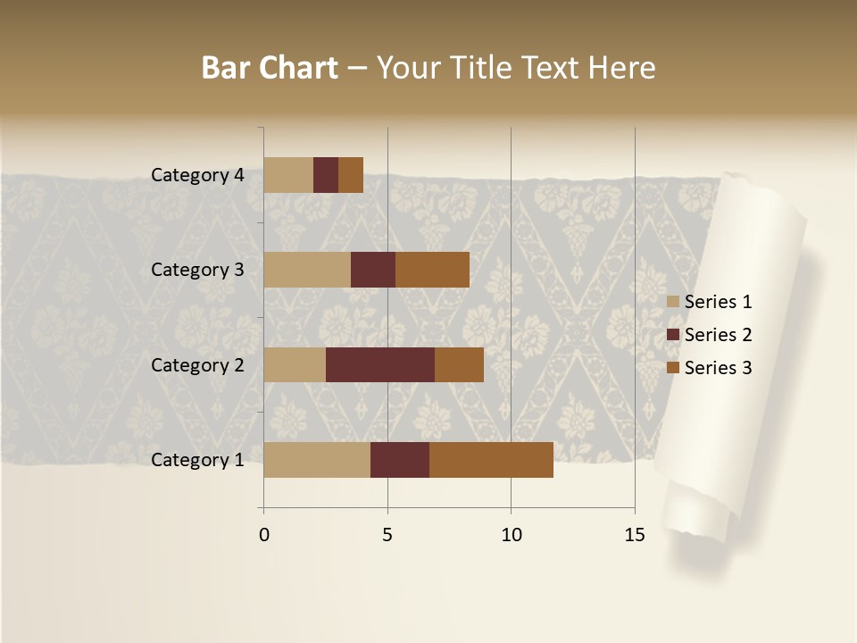 Baroque Illustration Brown PowerPoint Template