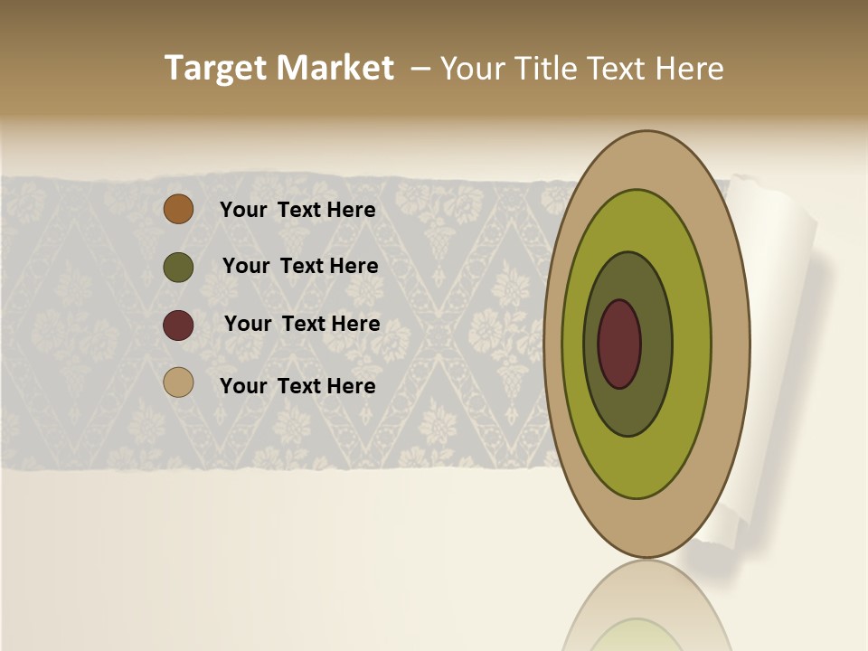 Baroque Illustration Brown PowerPoint Template