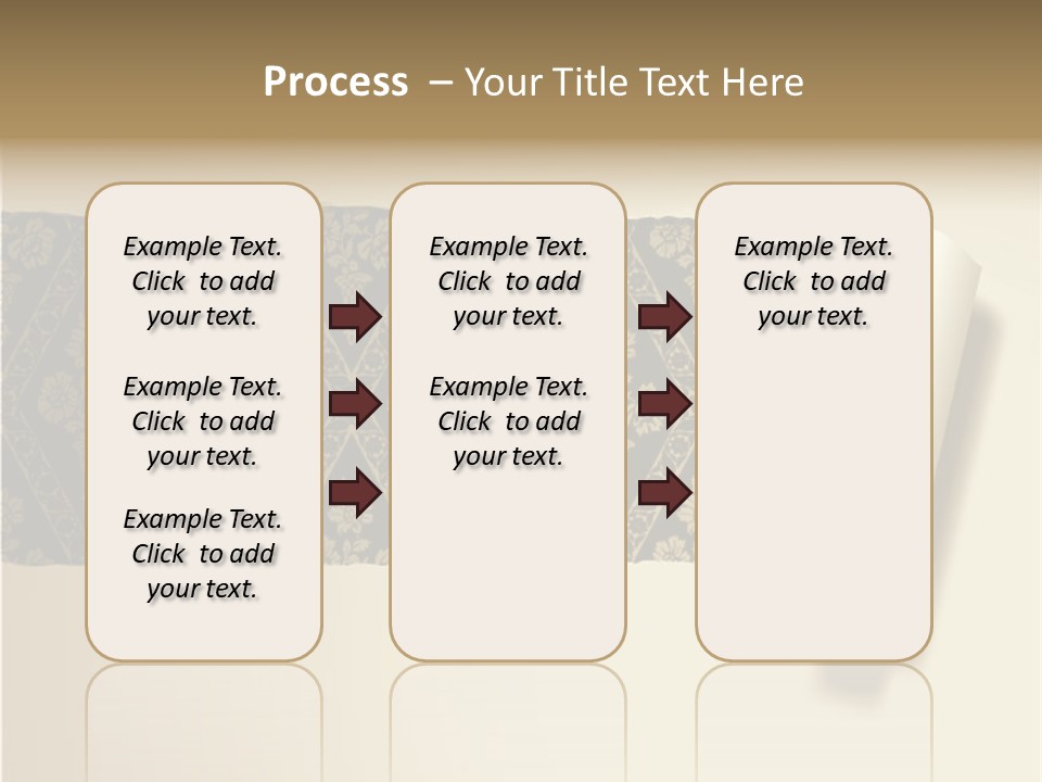 Baroque Illustration Brown PowerPoint Template