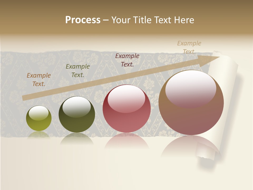 Baroque Illustration Brown PowerPoint Template