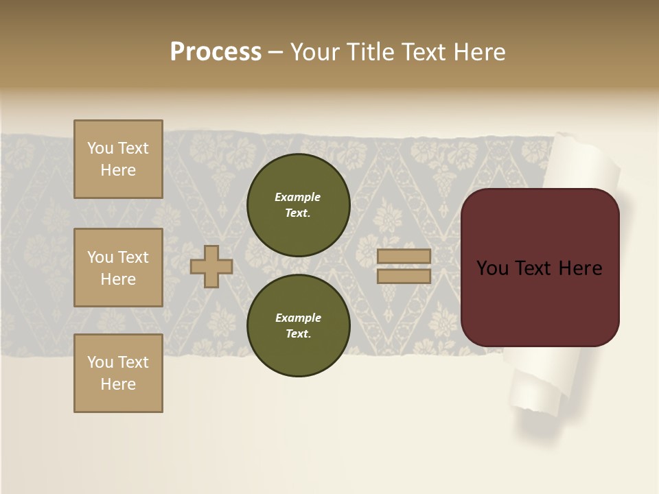 Baroque Illustration Brown PowerPoint Template