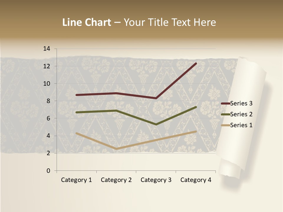 Baroque Illustration Brown PowerPoint Template