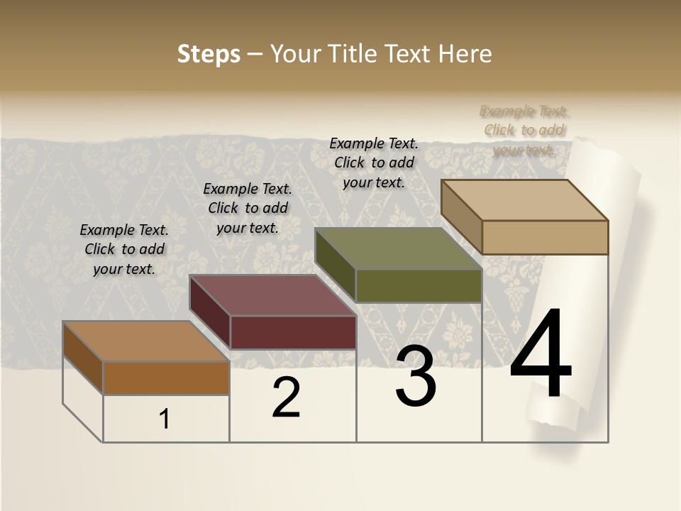 Baroque Illustration Brown PowerPoint Template