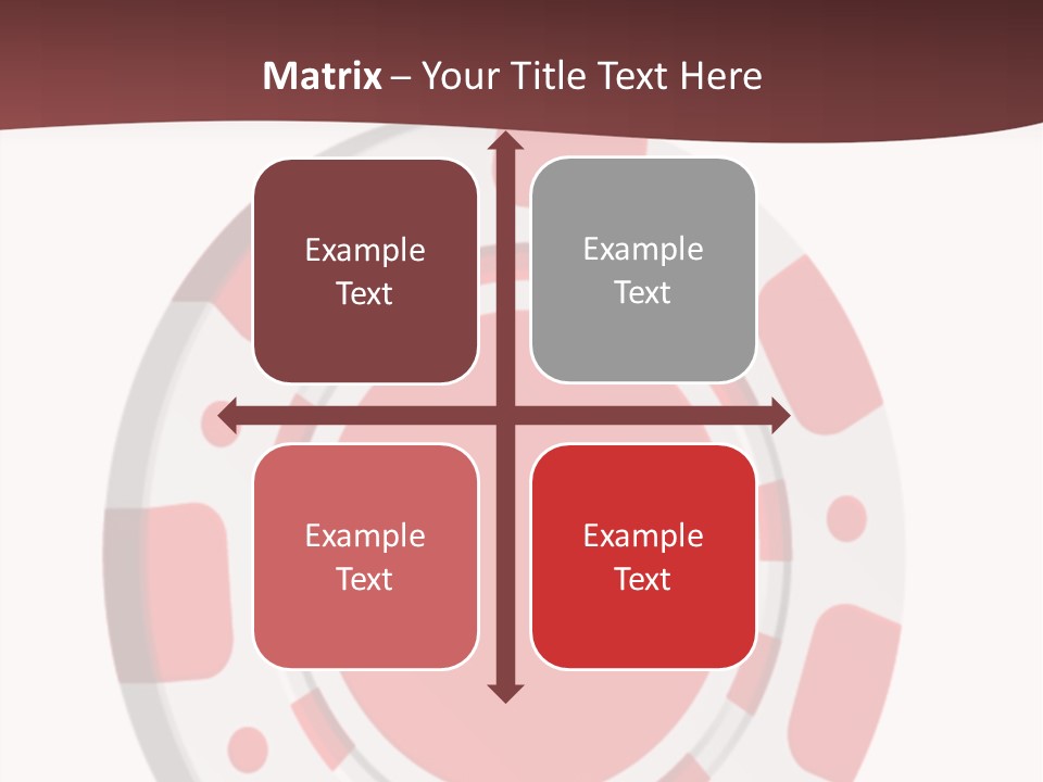 Success Plastic Red PowerPoint Template