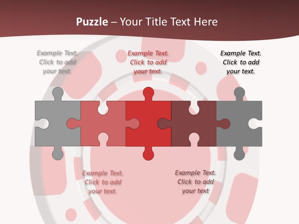 Success Plastic Red PowerPoint Template