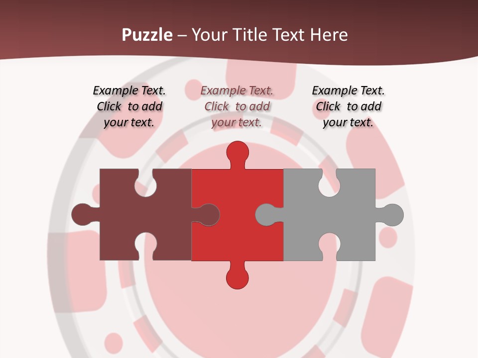 Success Plastic Red PowerPoint Template