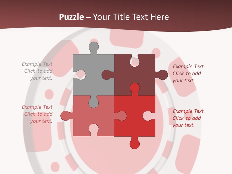 Success Plastic Red PowerPoint Template