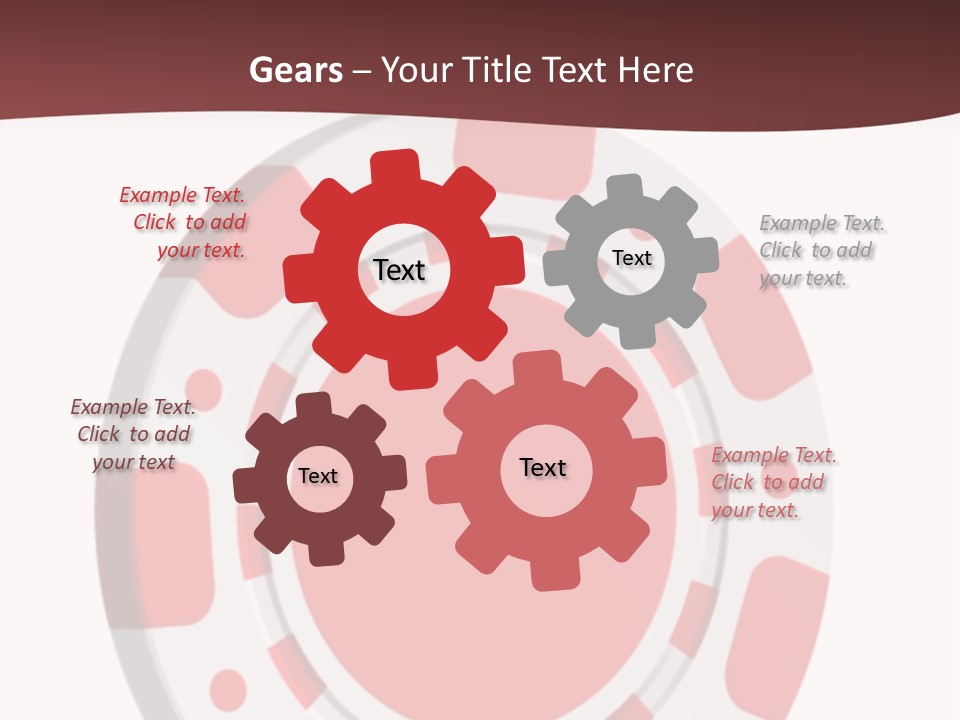 Success Plastic Red PowerPoint Template