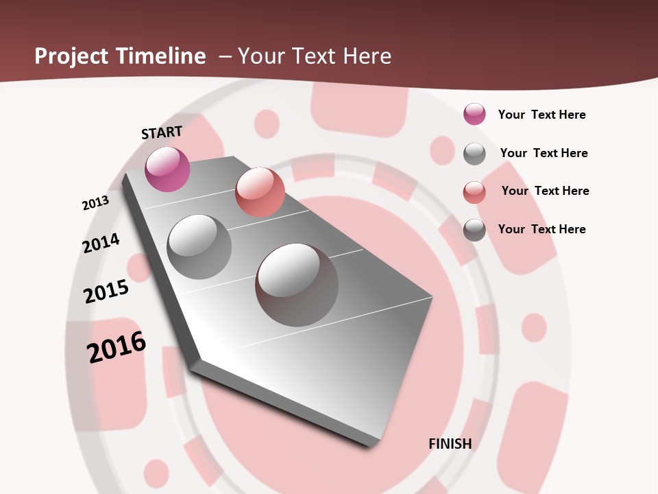 Success Plastic Red PowerPoint Template
