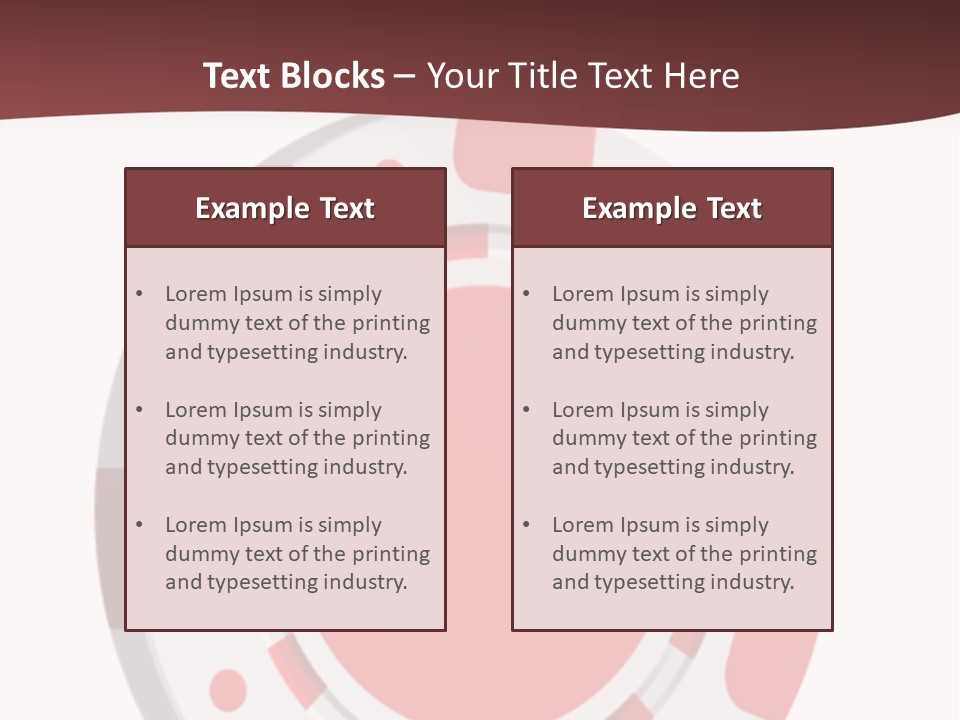 Success Plastic Red PowerPoint Template