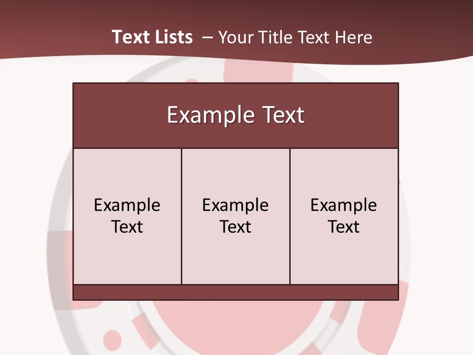 Success Plastic Red PowerPoint Template