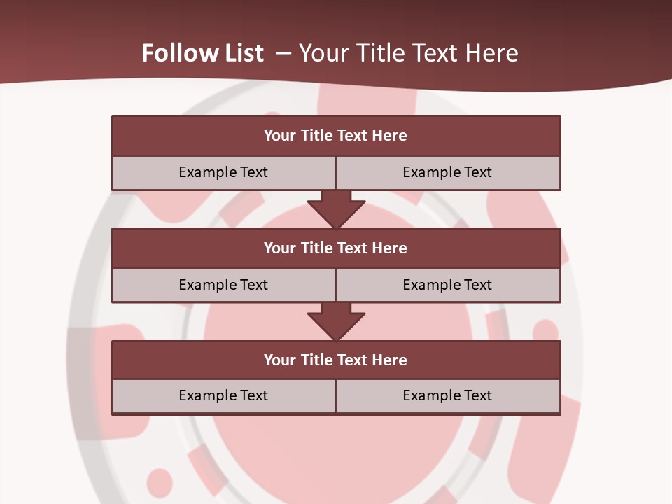 Success Plastic Red PowerPoint Template