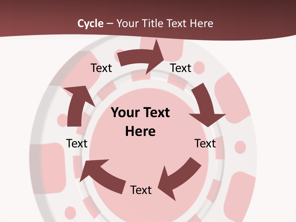 Success Plastic Red PowerPoint Template