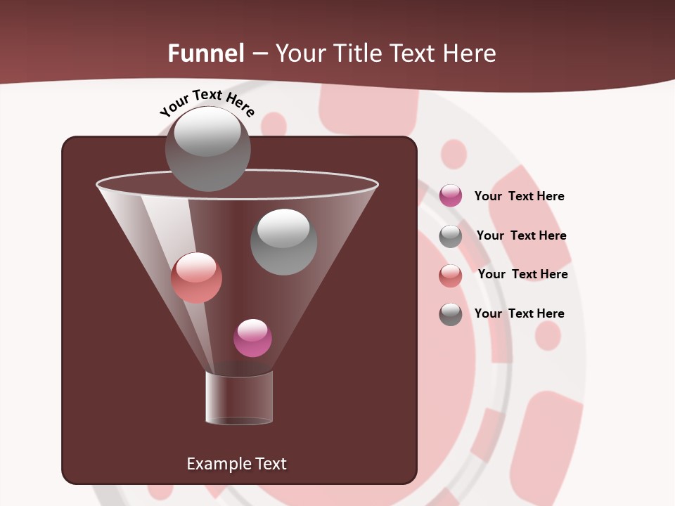 Success Plastic Red PowerPoint Template