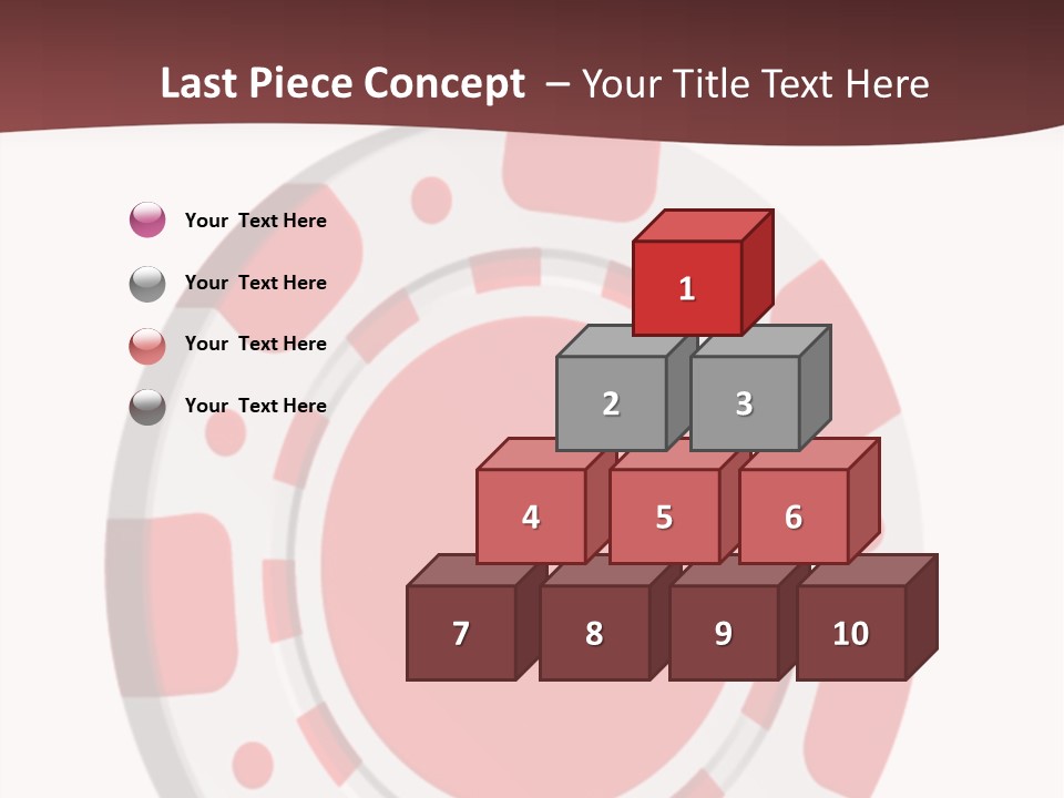 Success Plastic Red PowerPoint Template