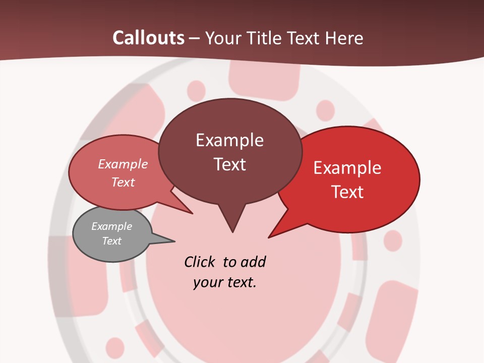 Success Plastic Red PowerPoint Template