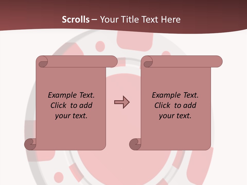 Success Plastic Red PowerPoint Template