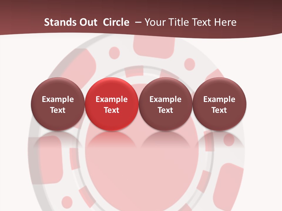 Success Plastic Red PowerPoint Template