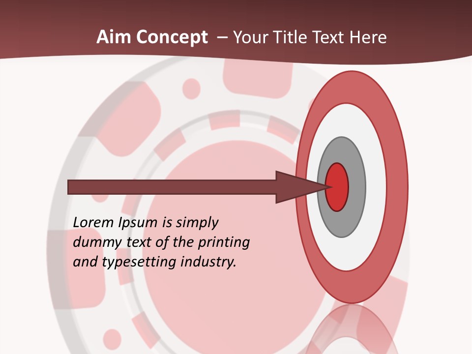 Success Plastic Red PowerPoint Template