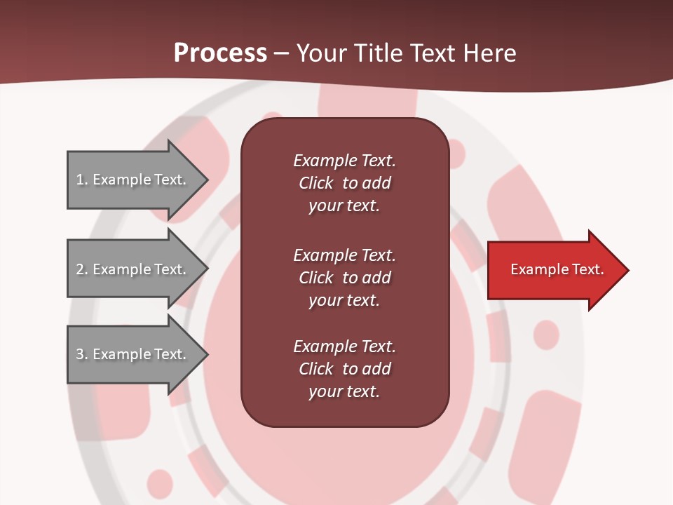 Success Plastic Red PowerPoint Template