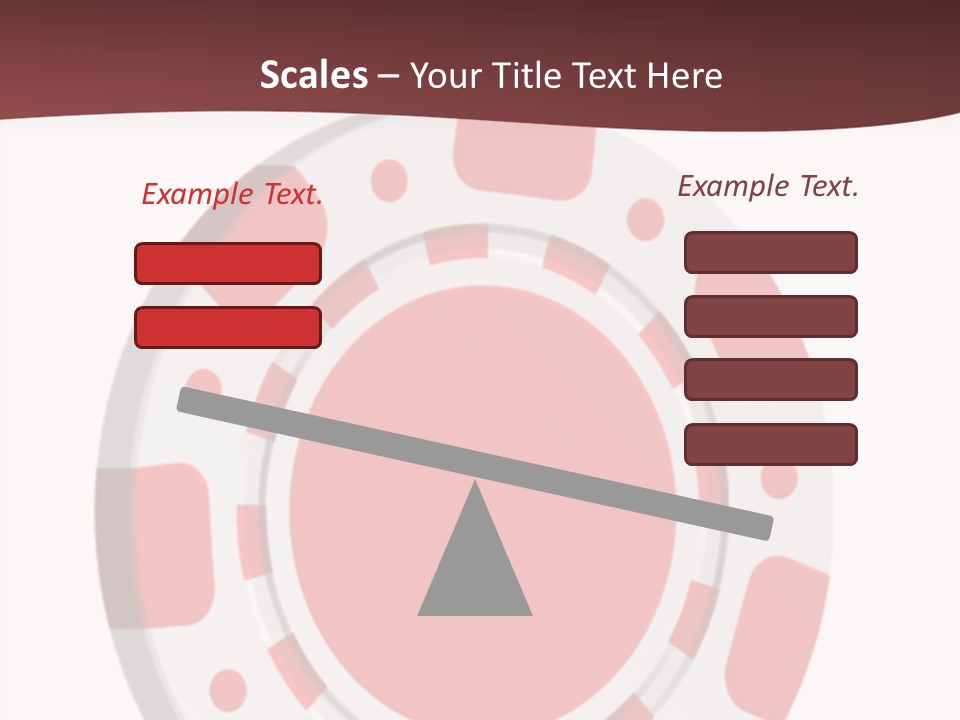 Success Plastic Red PowerPoint Template
