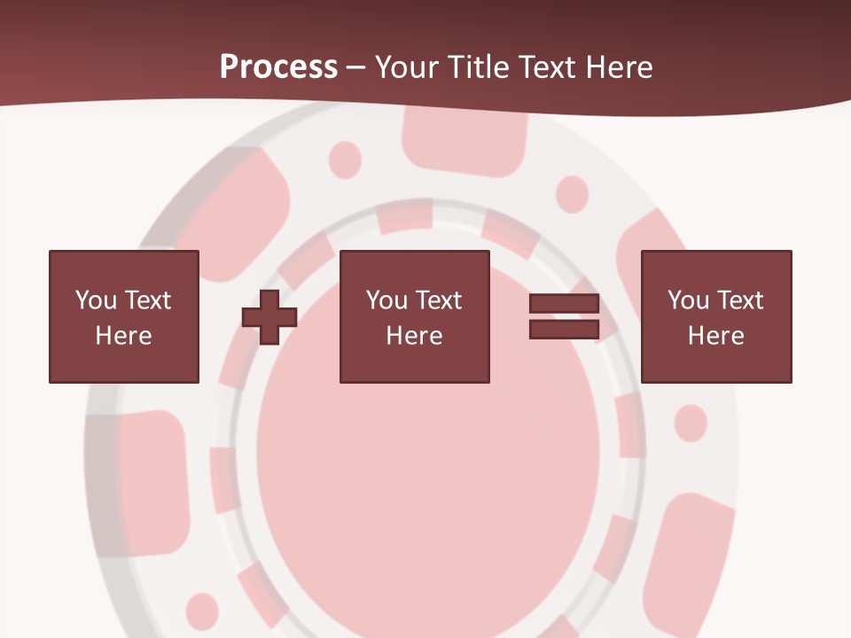 Success Plastic Red PowerPoint Template