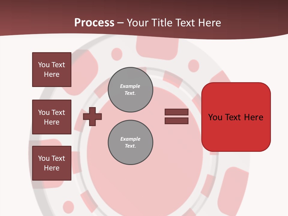 Success Plastic Red PowerPoint Template
