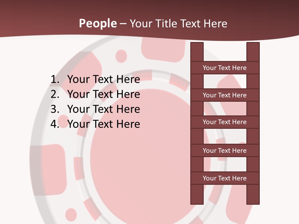Success Plastic Red PowerPoint Template