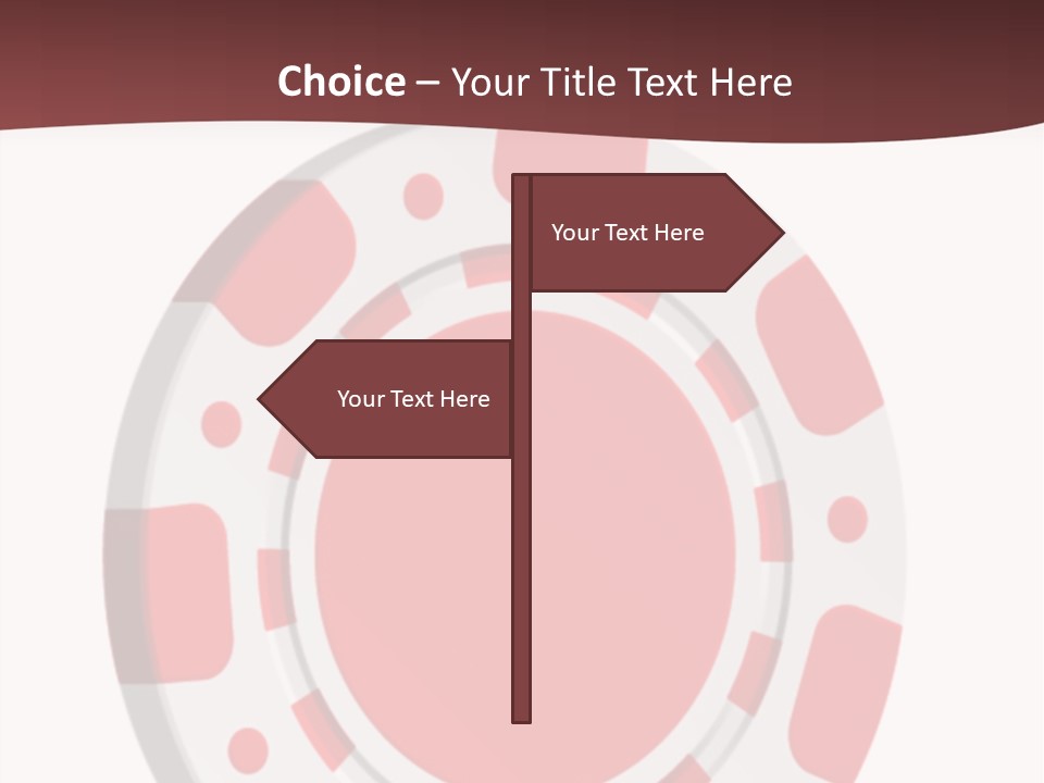 Success Plastic Red PowerPoint Template