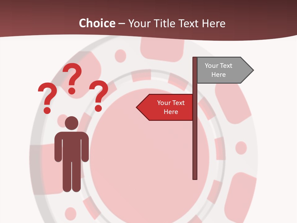 Success Plastic Red PowerPoint Template