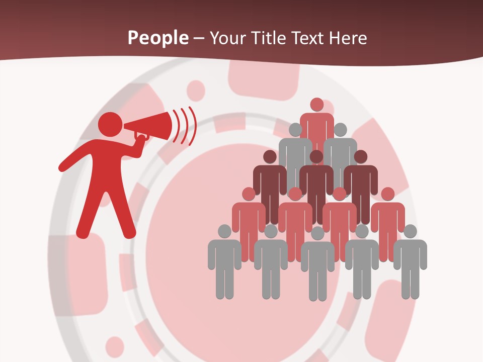 Success Plastic Red PowerPoint Template