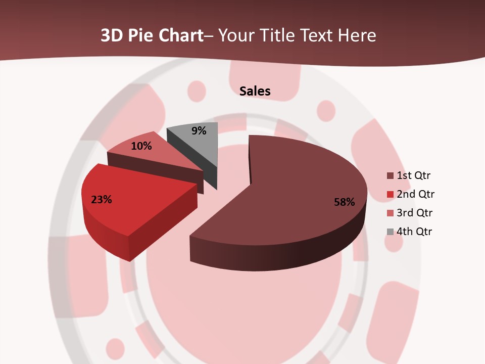Success Plastic Red PowerPoint Template