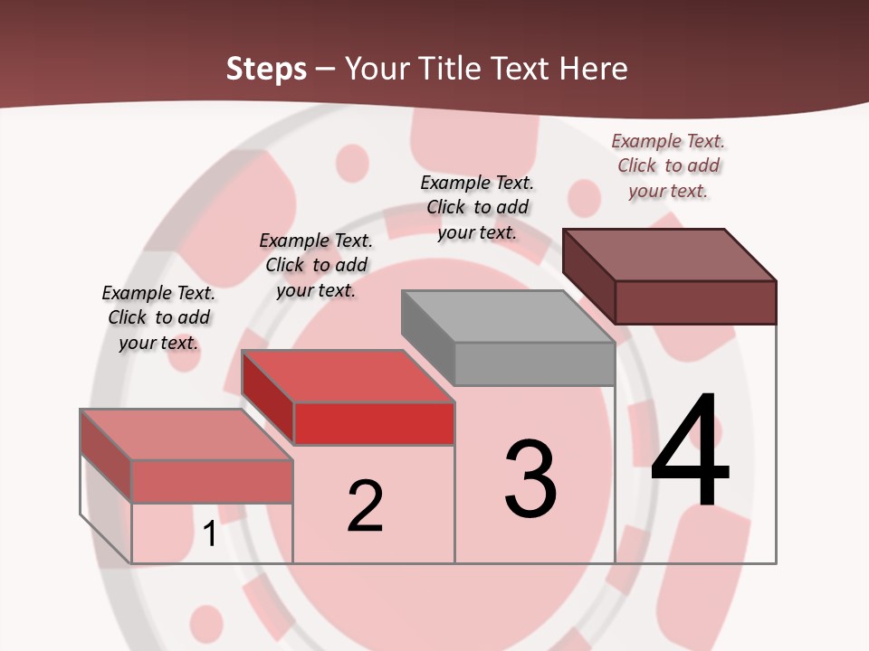 Success Plastic Red PowerPoint Template