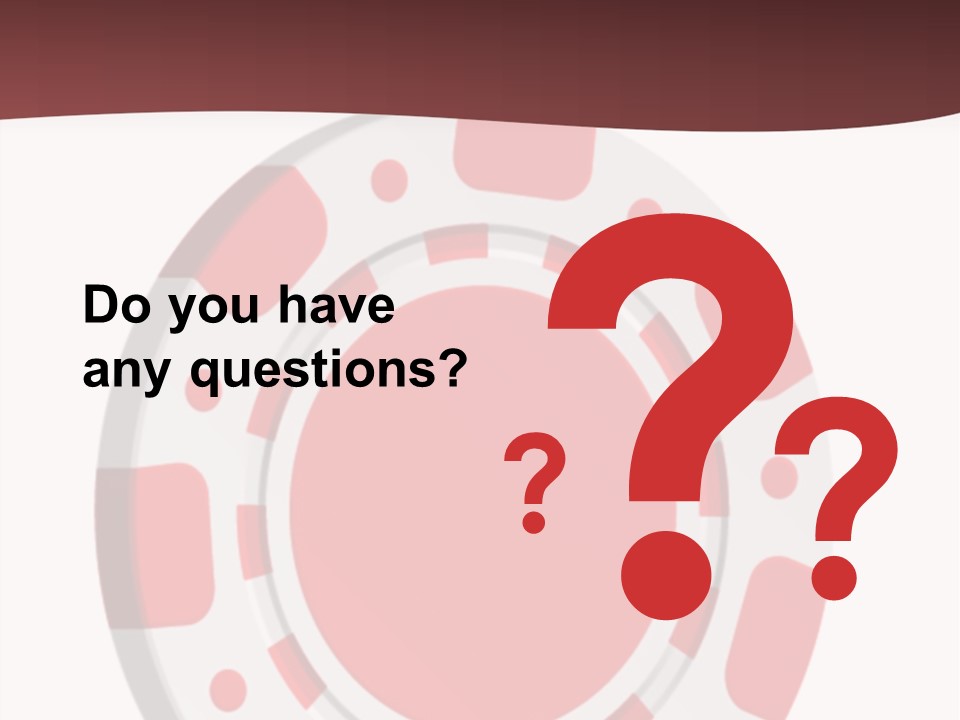 Success Plastic Red PowerPoint Template