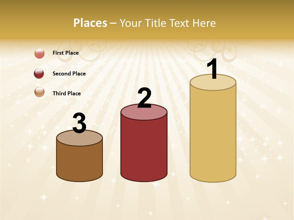 Anniversary Background Swirl PowerPoint Template