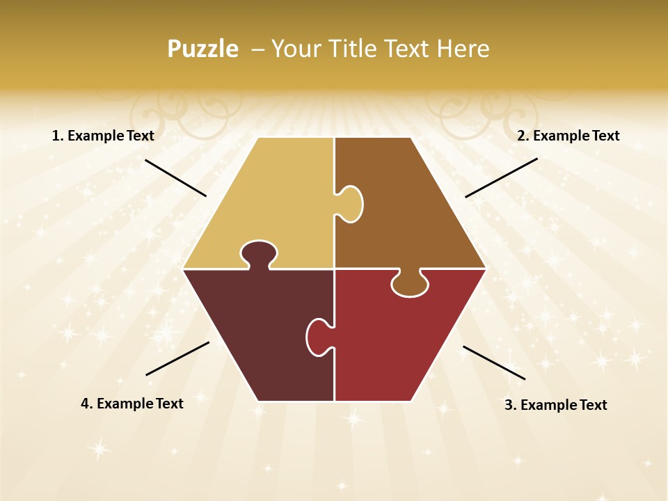 Anniversary Background Swirl PowerPoint Template