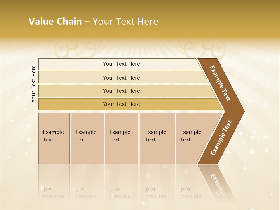 Anniversary Background Swirl PowerPoint Template