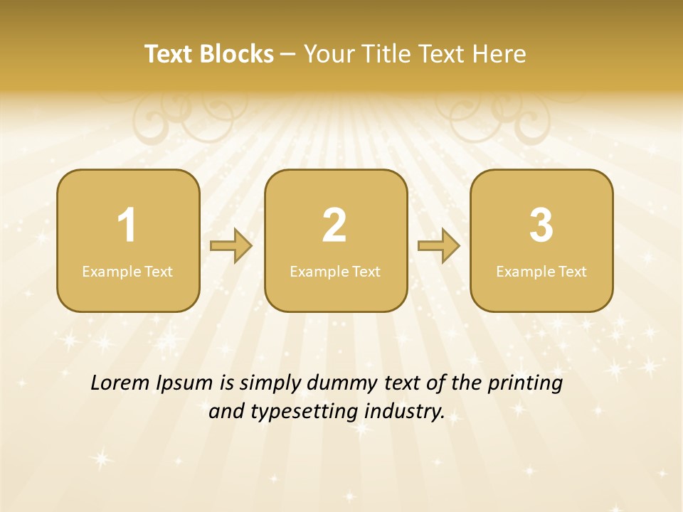 Anniversary Background Swirl PowerPoint Template