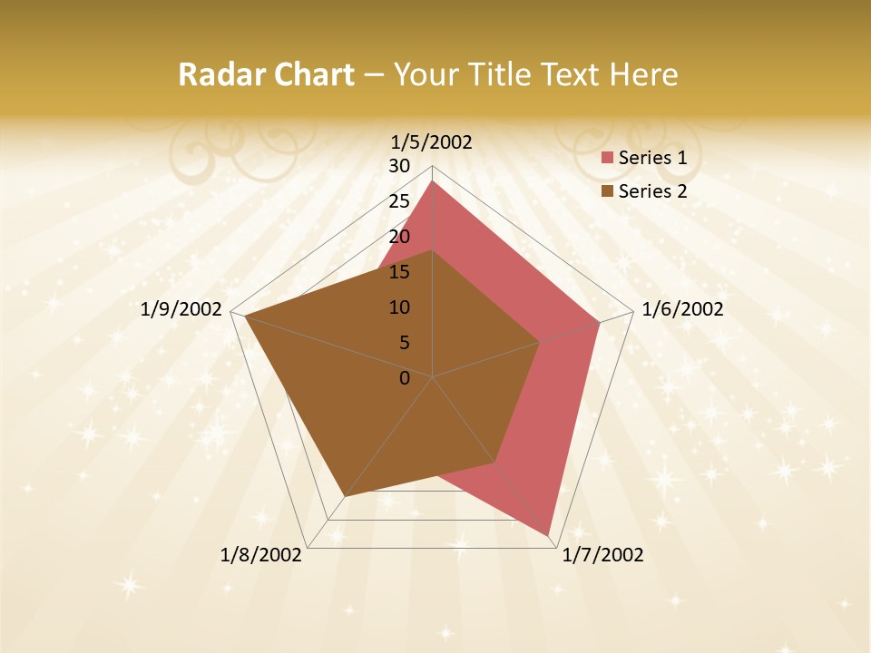 Anniversary Background Swirl PowerPoint Template