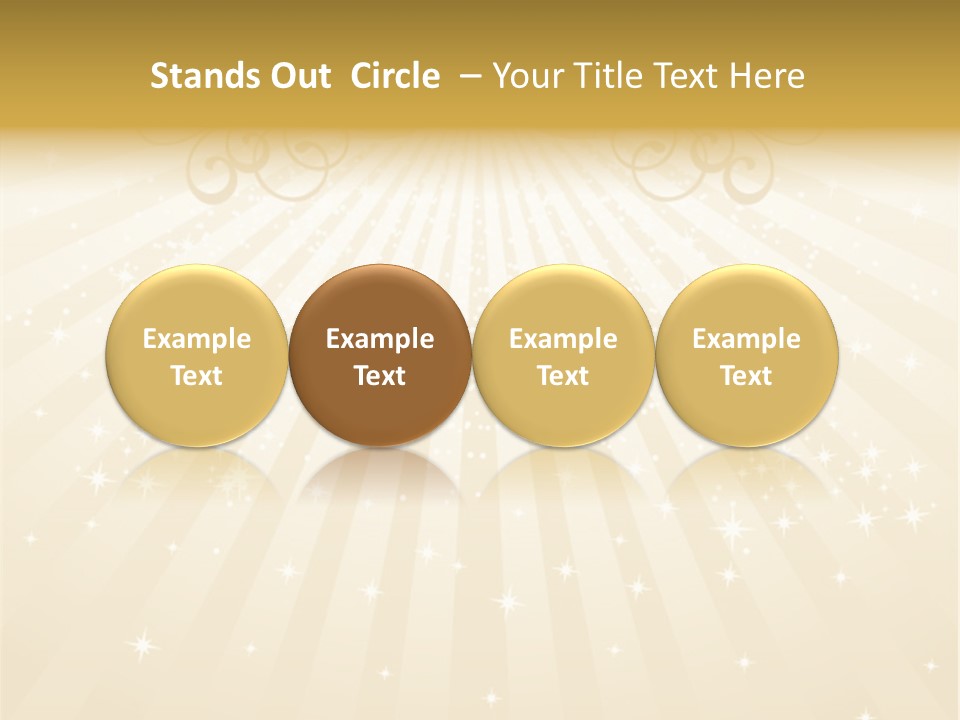 Anniversary Background Swirl PowerPoint Template